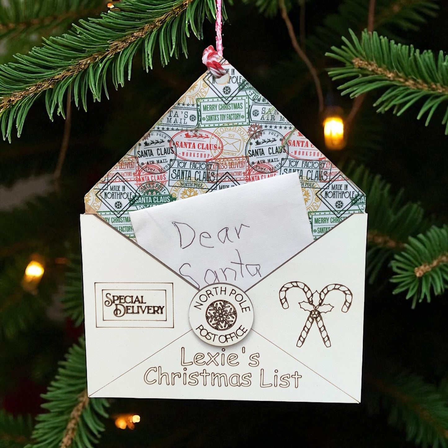 Christmas List Ornament