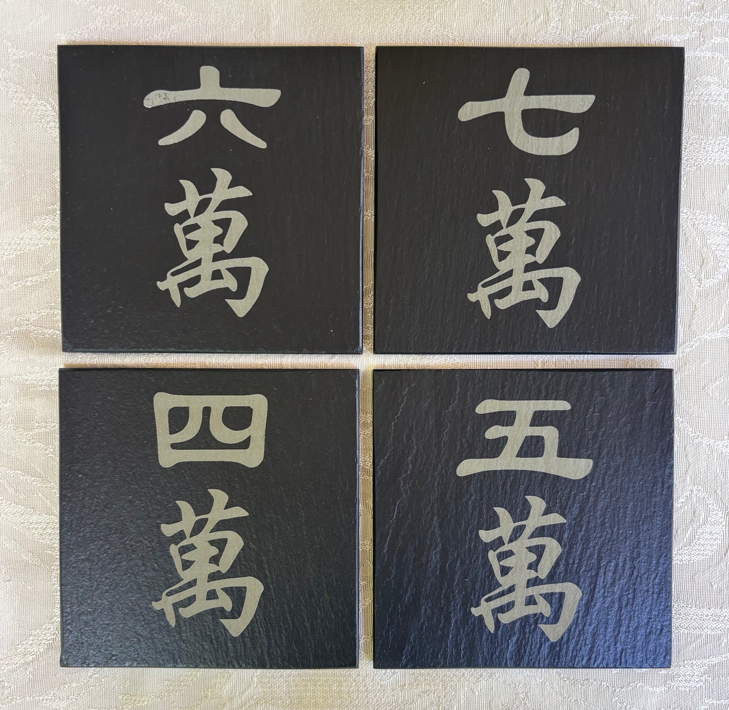 Slate Mahjong Coasters