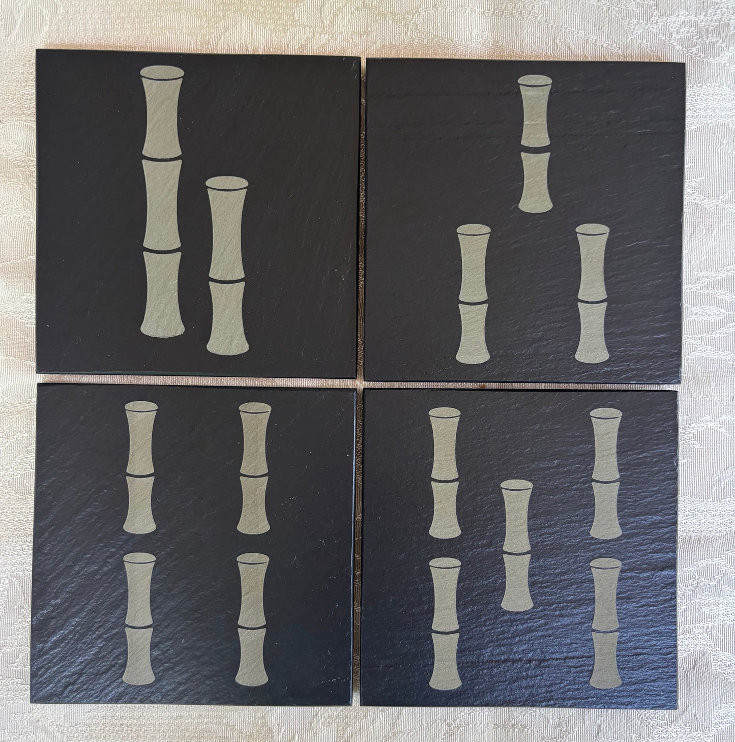 Slate Mahjong Coasters