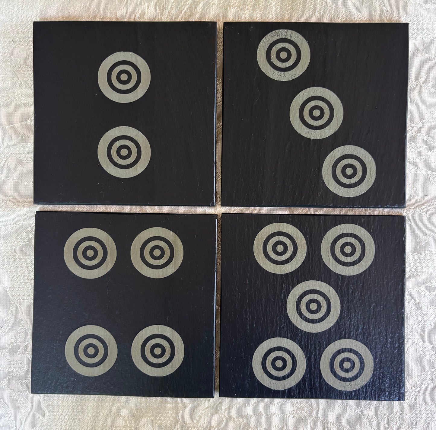 Slate Mahjong Coasters